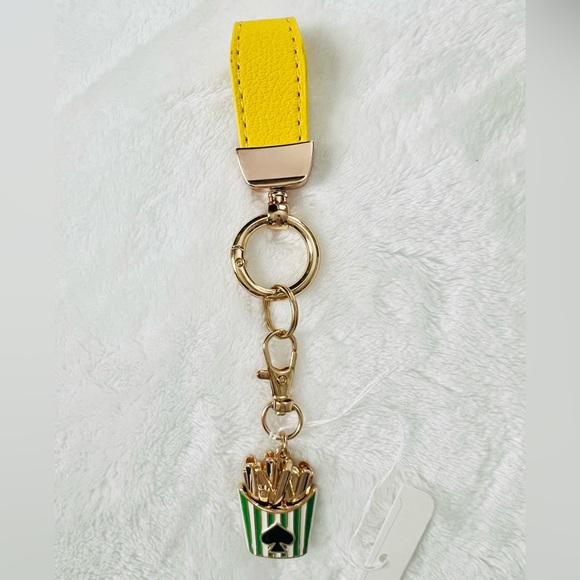 Kate Spade French Fry Keychain NWOT - Picture 5 of 7